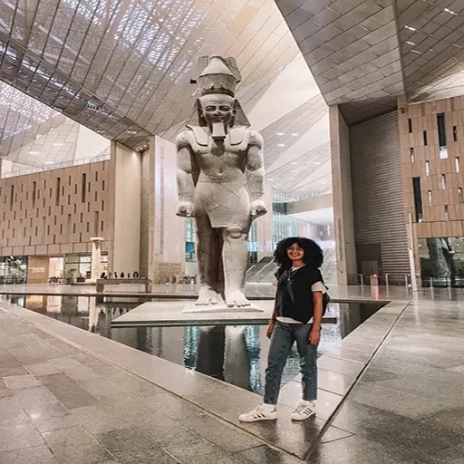 Privater Tagesausflug von Luxor zum Großen Ägyptischen Museum & zu den Pyramiden von Gizeh – per Flug