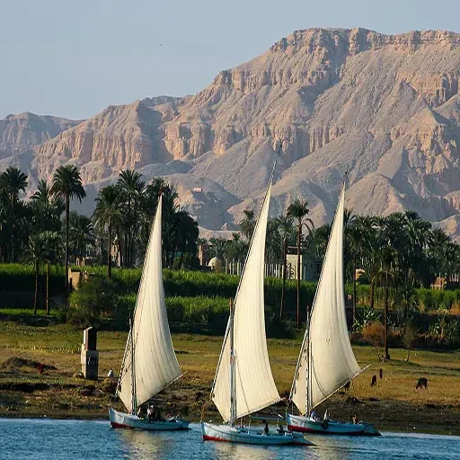 Private Felukenfahrt bei Sonnenuntergang in Luxor