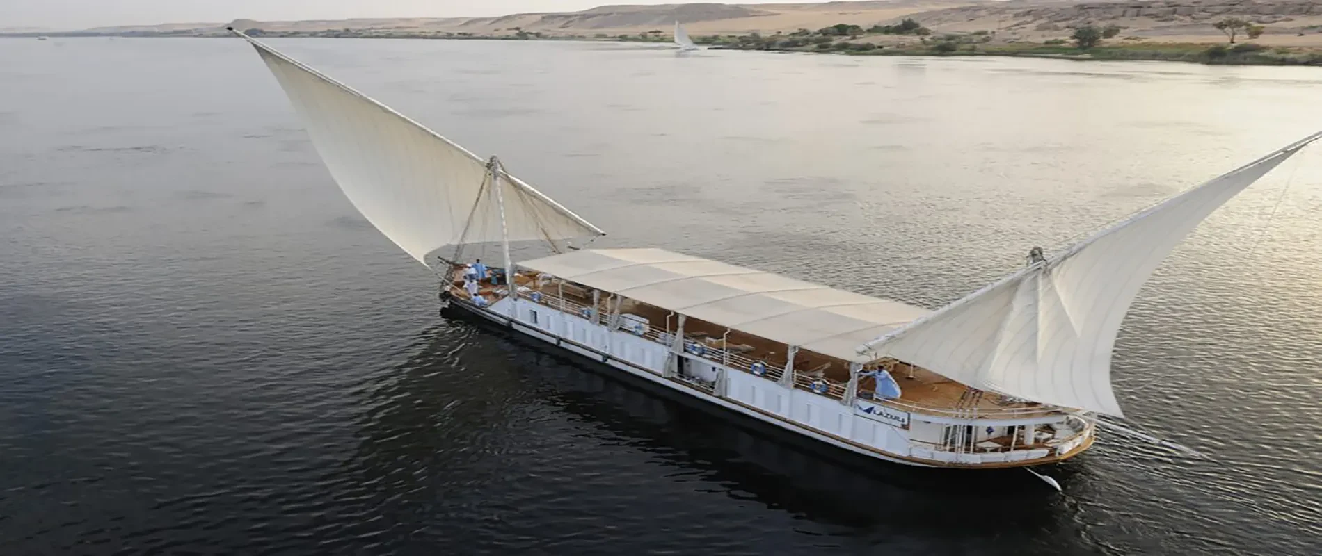 6 Tage Lazuli Albatros Dahabiya von Luxor nach Assuan