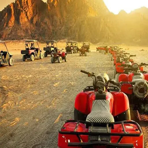 Morgendliche Quad-Safari in der Wüste von Marsa Alam