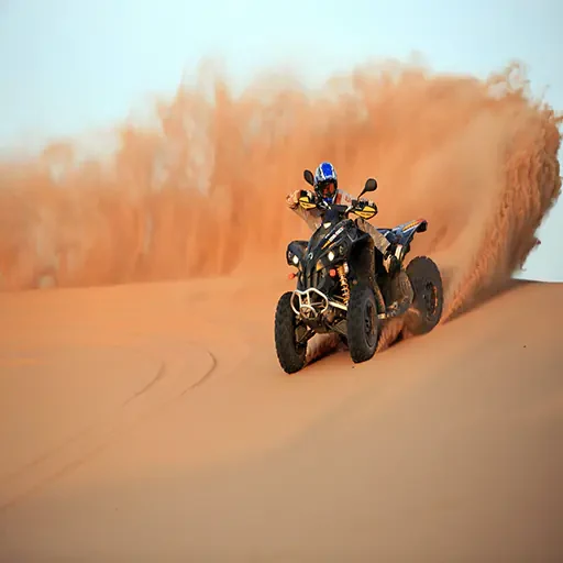 Morgendliche Quad-Safari in der Wüste von Marsa Alam