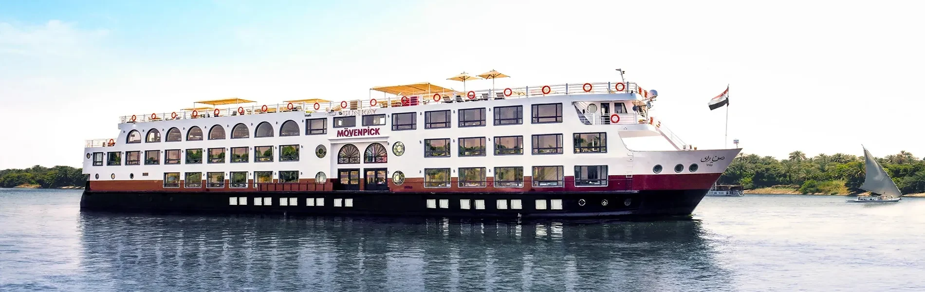 8 Tage Movenpick Sun Ray Nilkreuzfahrt von Luxor nach Assuan