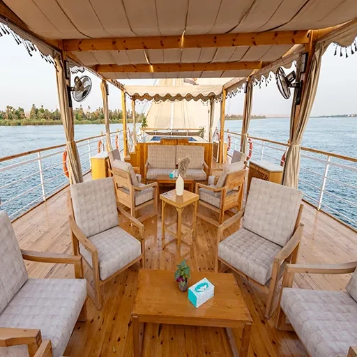 4 Tage Princess Cleopatra Dahabiya von Assuan nach Luxor
