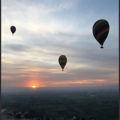 Sonnenaufgang über Luxor – private Heißluftballonfahrt