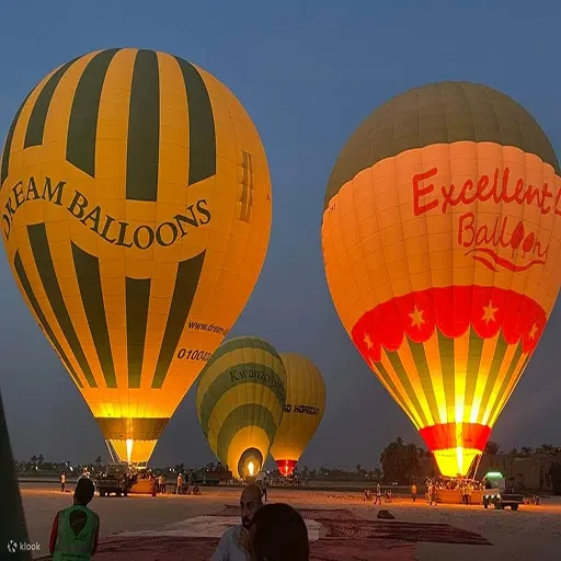 Sonnenaufgang über Luxor – private Heißluftballonfahrt