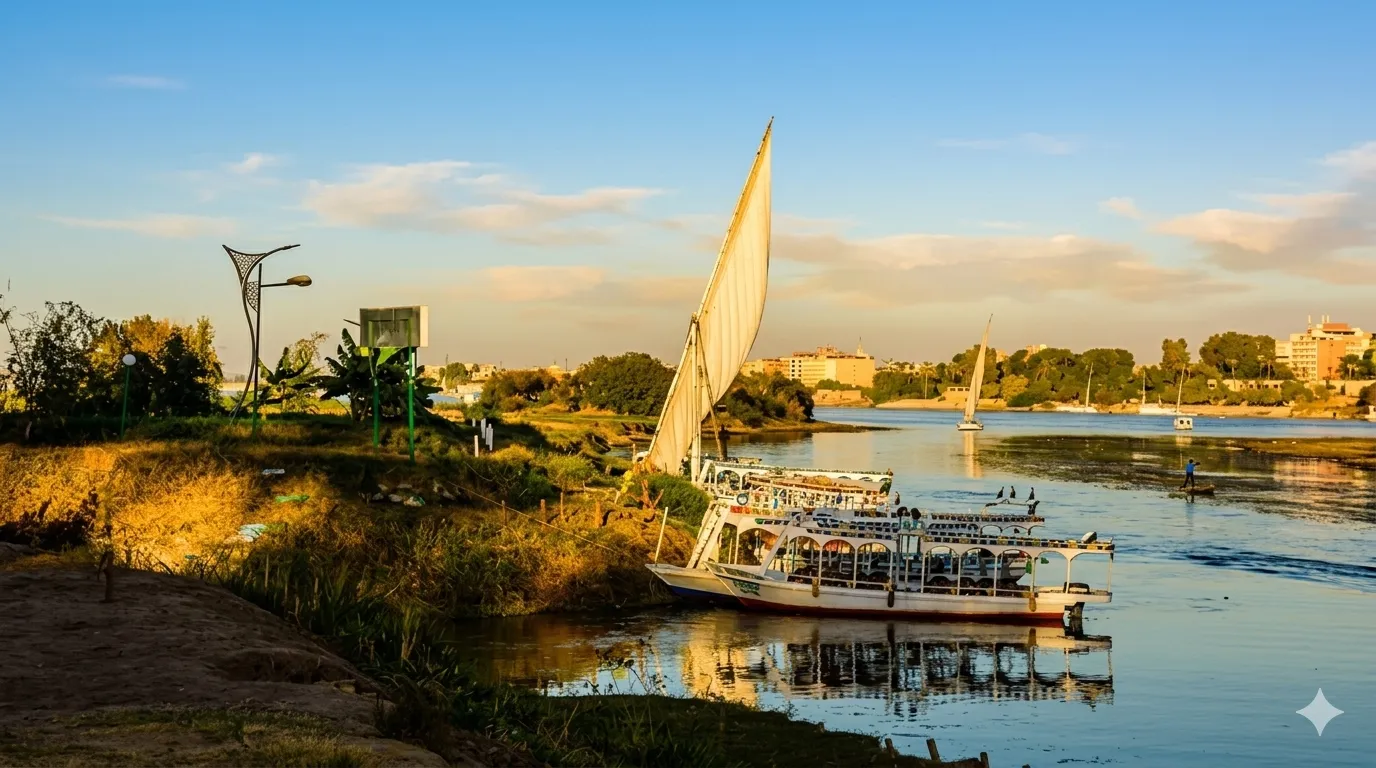 Private Felukenfahrt bei Sonnenuntergang in Luxor